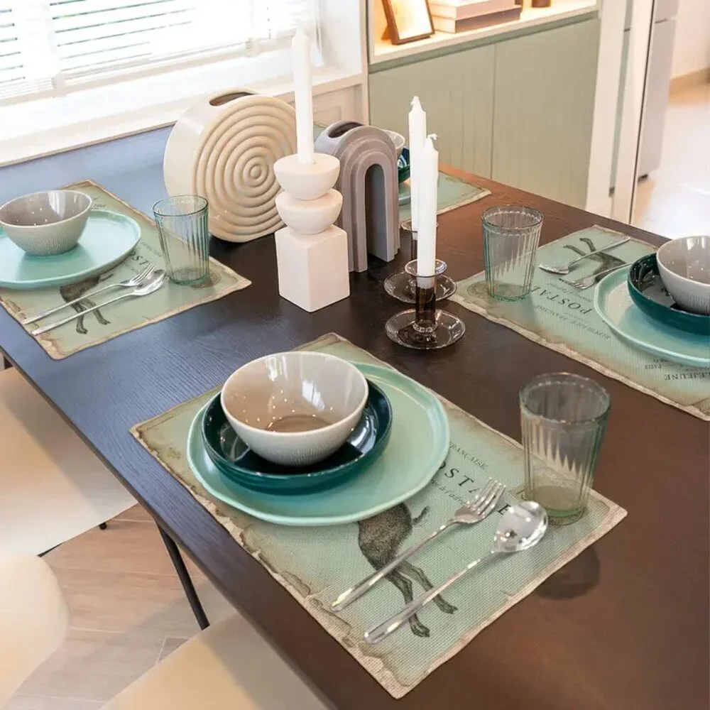 Rabbit Placemats Decorated Placemats